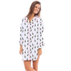 Toss Designs CHAMPAGNE NIGHTSHIRT and shorts